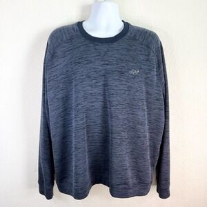 Greg Norman Heather Blue Long Sleeve Pullover Sweater Men's XXL